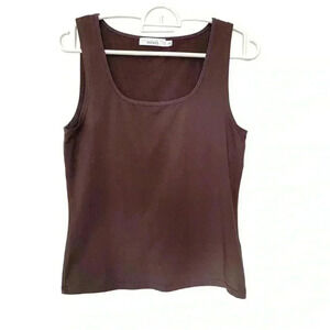 Ricky’s Chocolate Brown Stretchy  Tank Top